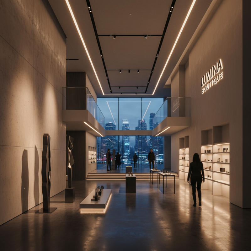 商業空間光影設計:打造氛圍、提升銷售力的關鍵元素(示意圖)