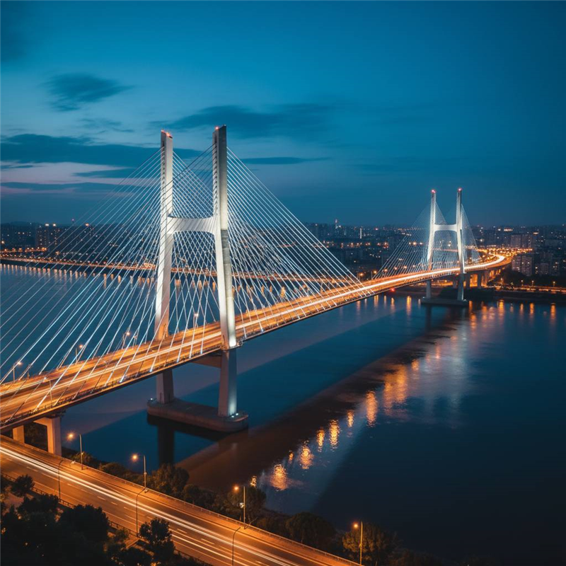 橋樑照明規劃重點解析:兼顧安全、景觀與城市意象(示意圖)