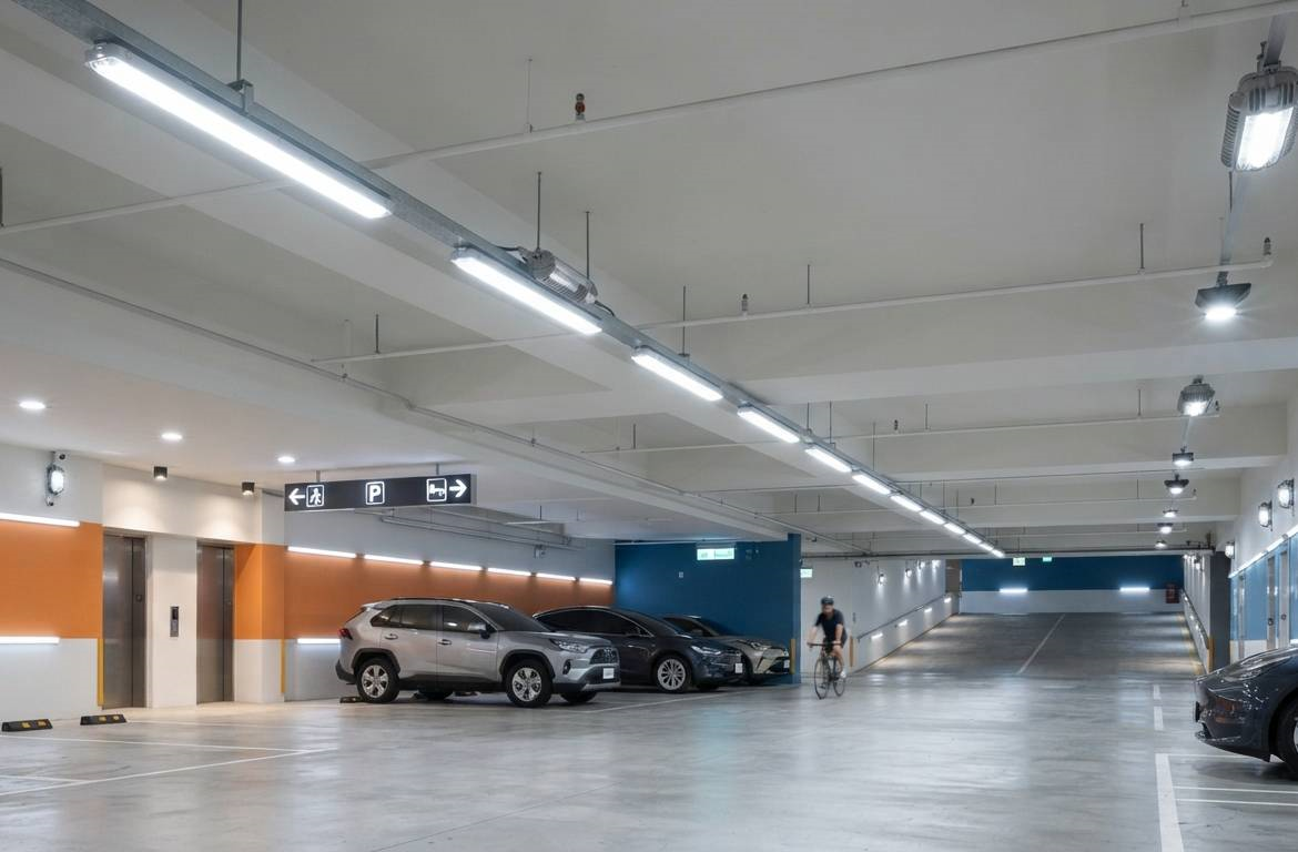 停車場照明燈具怎麼選？打造安全、節能又舒適的停車環境-示意圖